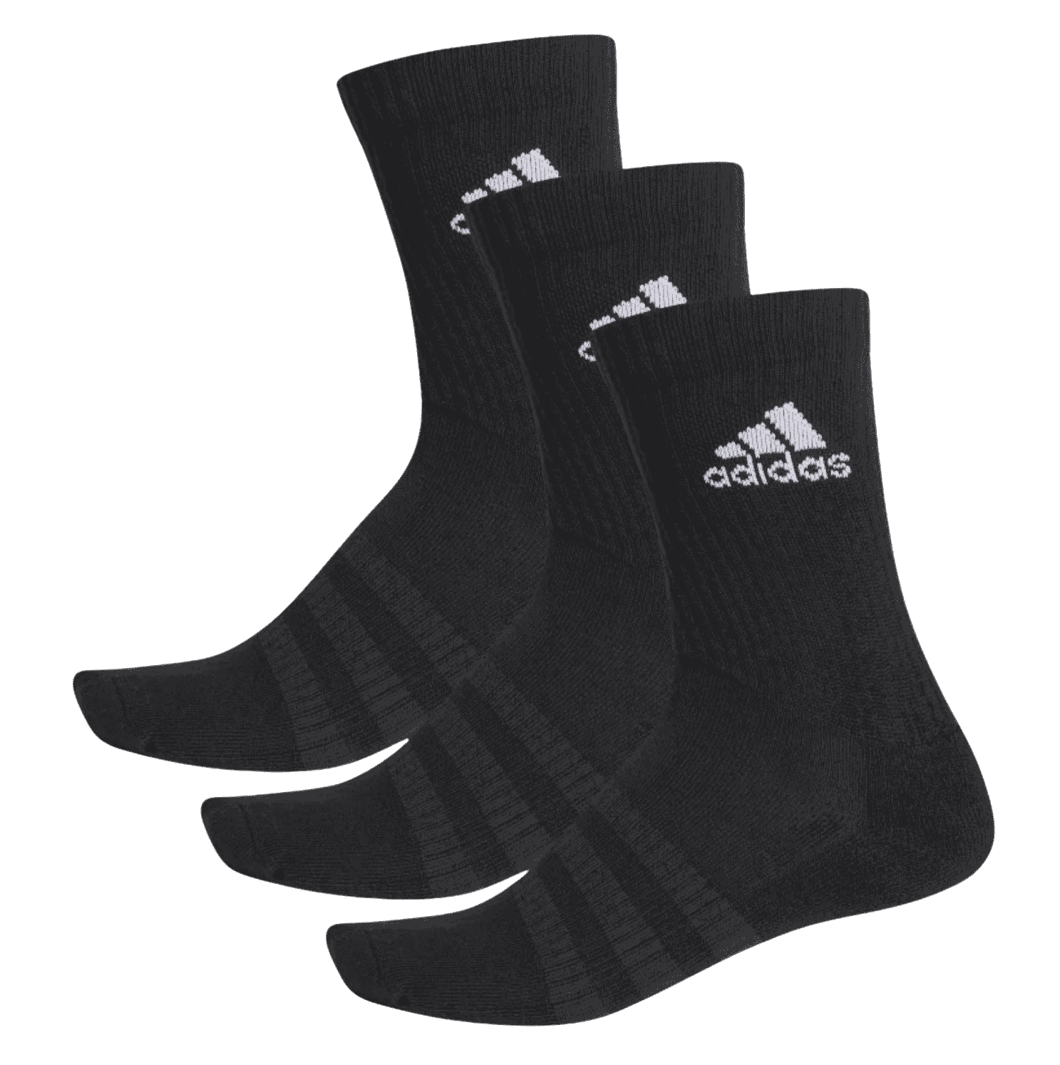 Adidas Cushioned Crew Strømper 3-pak - Sort