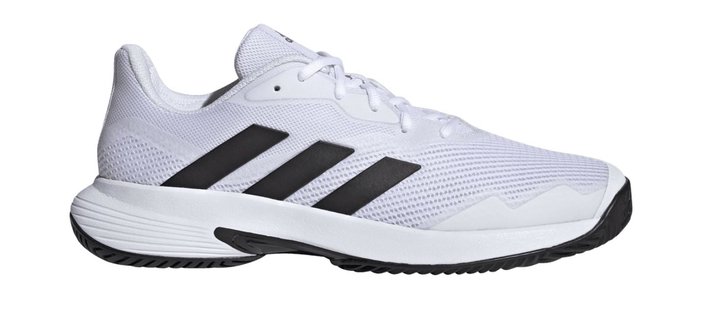 Adidas Courtjam Control Ac - Hvide Padelsko til Mænd