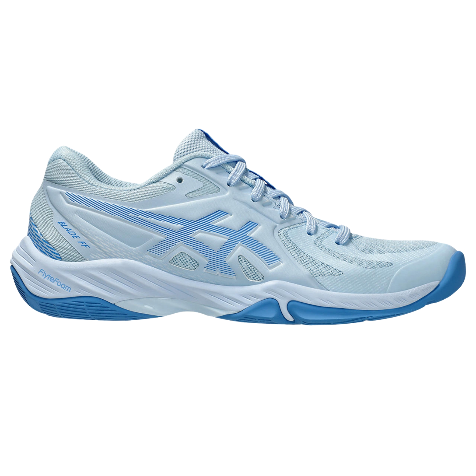 Asics Blade Ff Dame Badmintonsko i Lys Blå