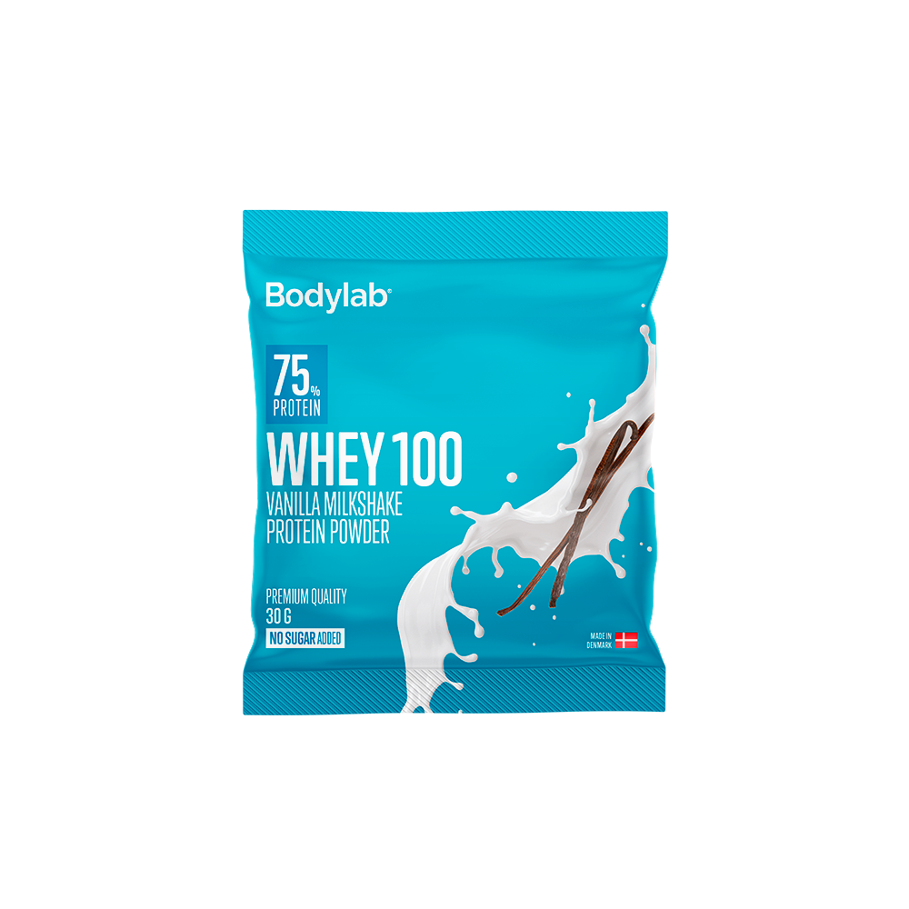 Bodylab Whey 100 - Vanilje Milkshake Proteinpulver