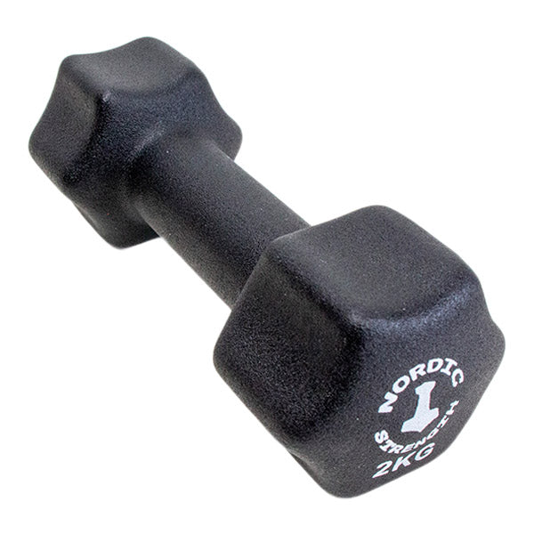 2 Kg Aerobic Håndvægt - Black Edition fra Nordic Strength