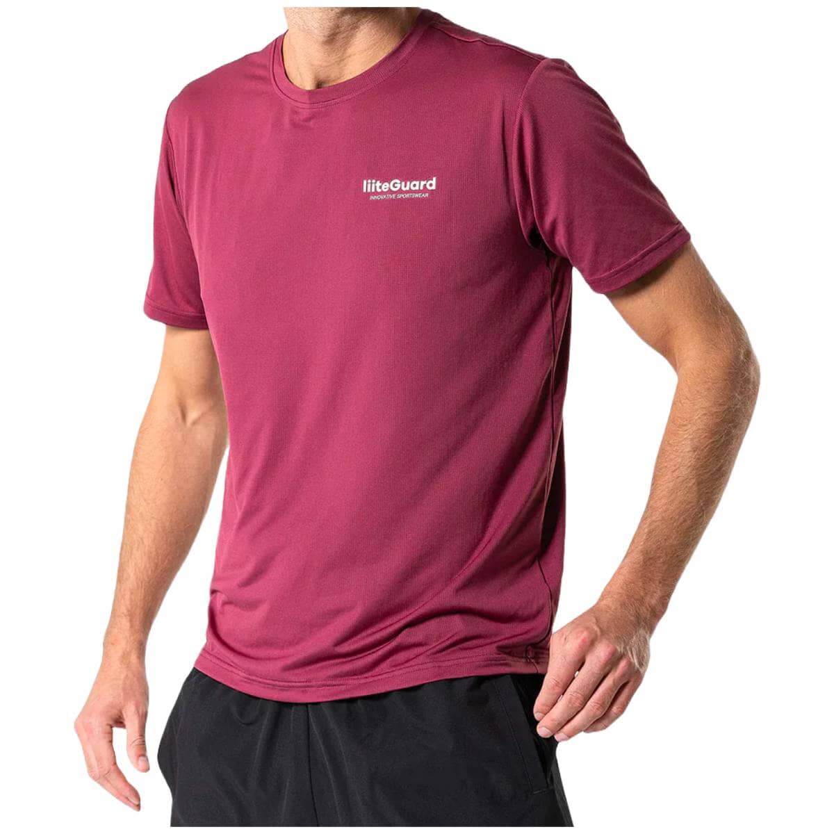 Liiteguard Ground Tech T-shirt til mænd Bordeaux