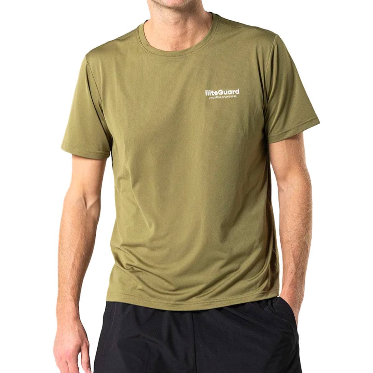 Liiteguard Ground Tech T-shirt til mænd, støvet grøn