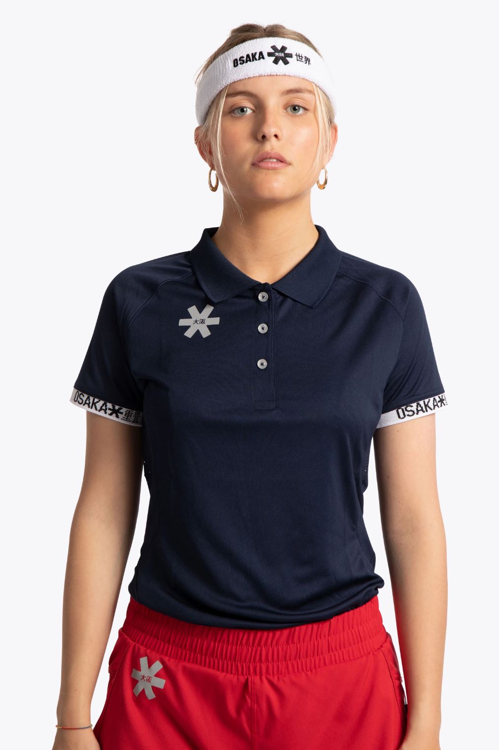 Osaka Dame Polo Jersey - Mørkeblå Træningsbeklædning