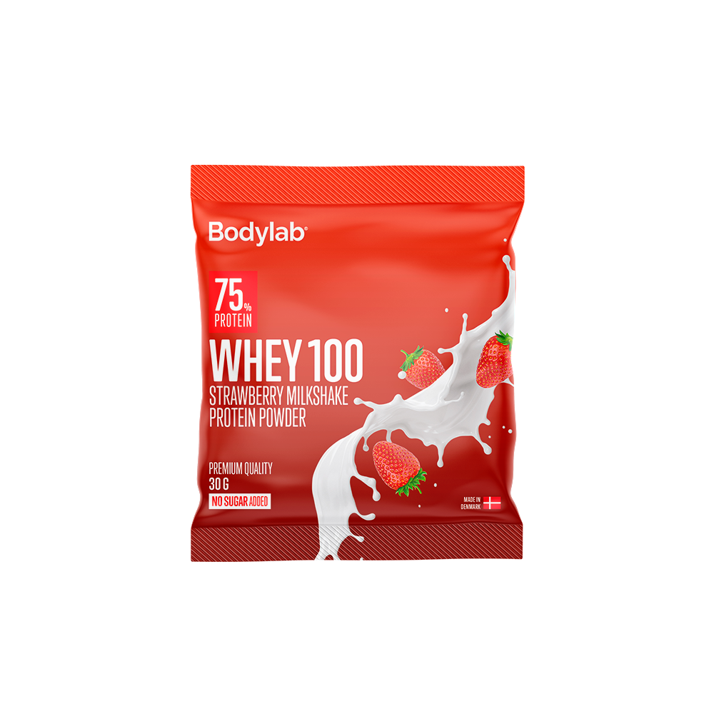 Bodylab Whey 100 - Proteinpulver med Jordbærsmag
