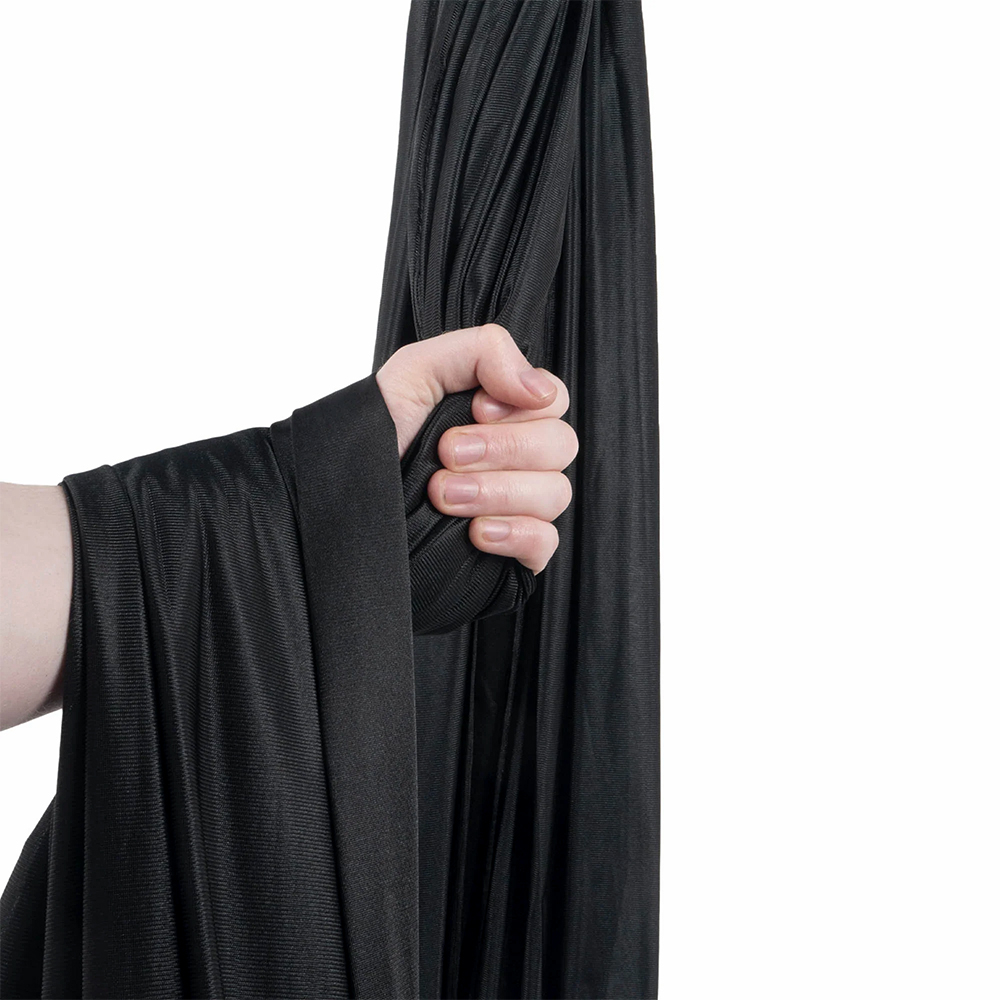 Aerial Yoga Hængekøje i Sort - 6 M til Træning