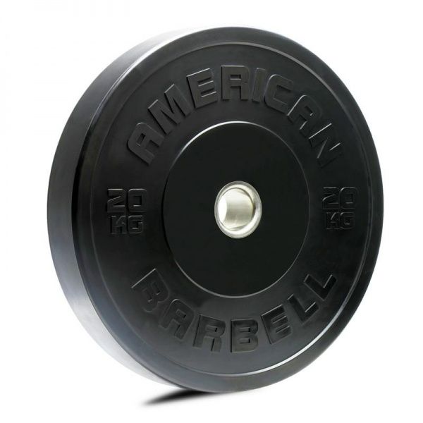 American Barbell 20 Kg Sort Vægtskive - Kvalitet til Fitness