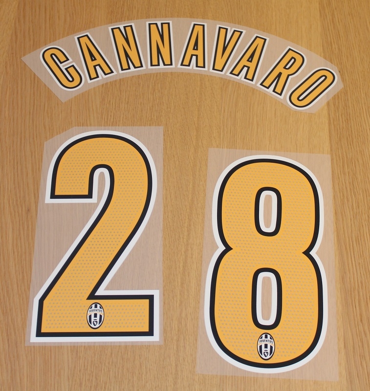 Juventus Hjemmeprint 2004-06 Cannavaro 28 Voksen