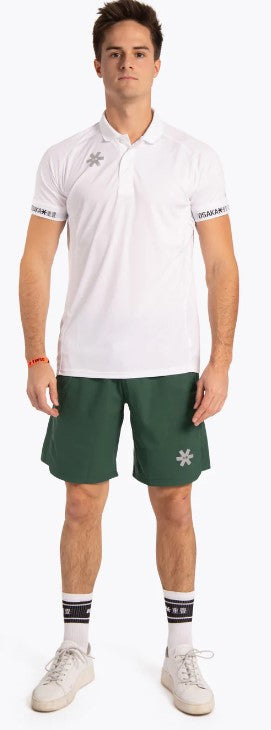 Osaka Herre Polo Jersey i Hvid - 100% Genanvendt Polyester