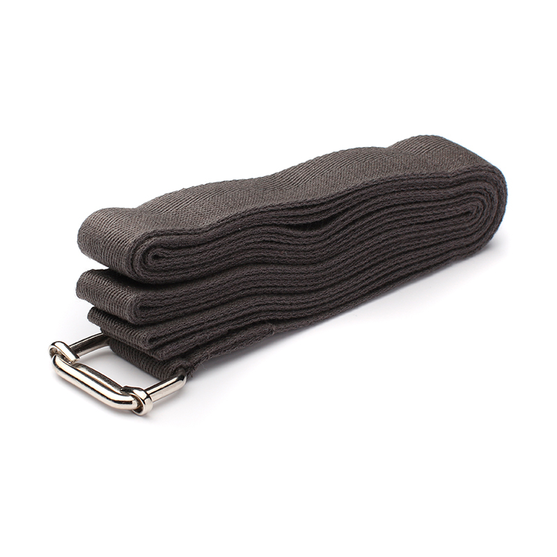 Asana Økologisk Yogabælte Mørkgrå 250x2,7 cm